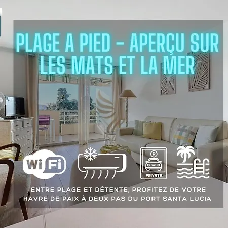 4 P, Sea View, Terraces, Swimming Pool, A/c *