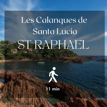 Apartment 4 P, Sea View, Terraces, Swimming Pool, A/c Saint-Raphael (Var)